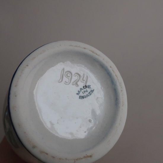 Vintage Made in BRAZIL Lusterware Ceramic flower vase/ビンテージ