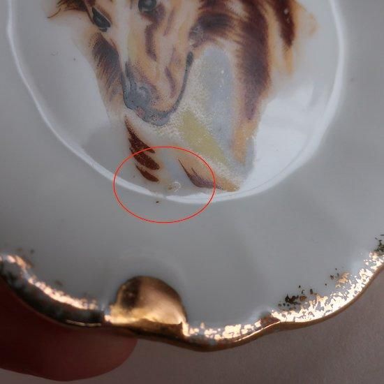 france antique ヒポコンデリーの尨犬とトレイ アスティエ 小皿 france antique ヒポコンデリーの尨犬とトレイ アスティエ 小皿