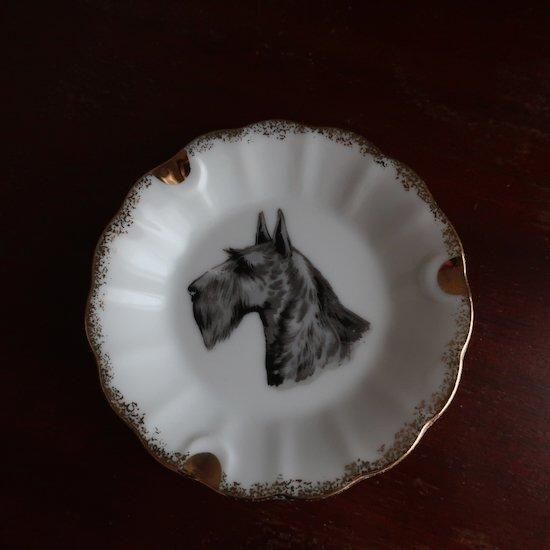 Vintage Dog Small Plate Ash Tray/ビンテージ 犬モチーフ スモール