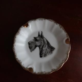 Vintage Dog Small Plate Ash Tray/ӥơ  ⡼ ץ졼/åȥ졼/ʪ(A952)