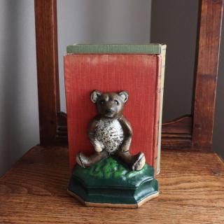 Vintage Bear Bookends Set  (A966)