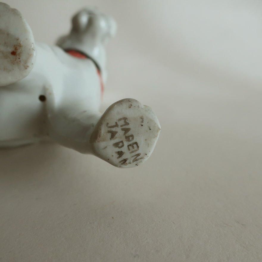 Vintage Ceramic Dog Figurine Object/ビンテージ 陶器製 犬