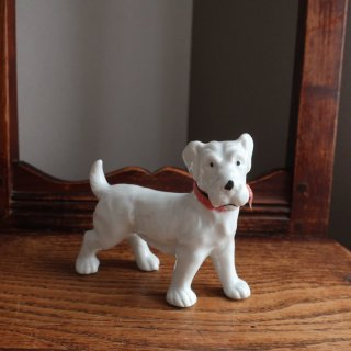 Vintage Ceramic Dog Figurine Object (A971)