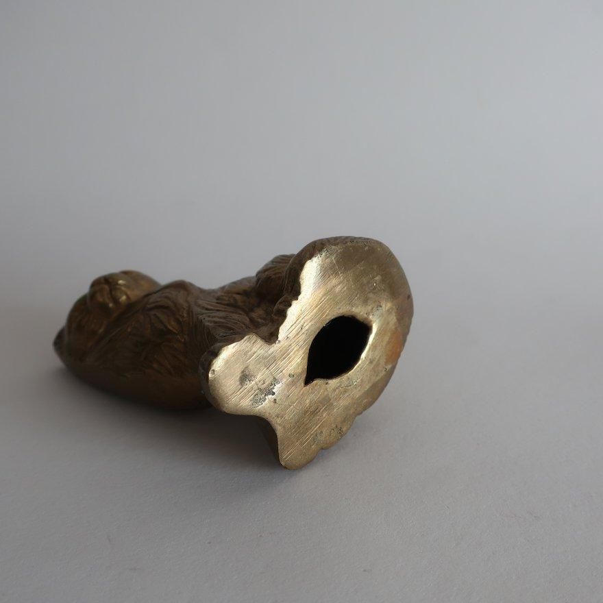 Vintage Cat motif brass object/ビンテージ 真鍮 猫 モチーフ