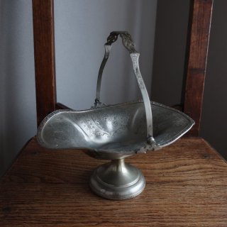 Vintage Silver Basket (B001)