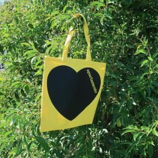 Apartamento / Apartamento Heart Tote Bag (Yellow)
