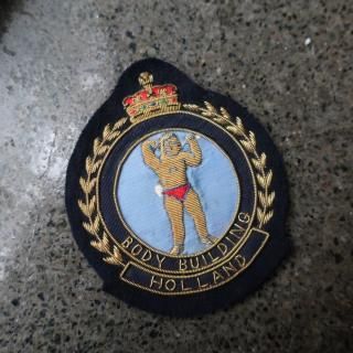 Vintage Body Building Patch(B012)