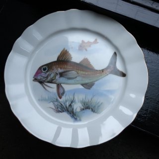 Vintage Winterling Marktleuthen Bavaria Germany Fish Plate (B040)