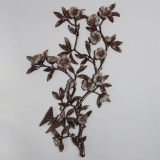 Vintage 1962's SYROCO Flower Wall Deco (B047)