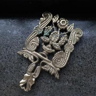Vintage Brass Trivet Pot Mat(B093)
