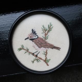 Vintage cross-stitch Wall Art Bird (B096)