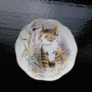 Vintage Ceramic Mini Animal Plate /Wall Decor (B110)