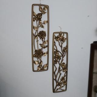 vintage Dart Industries 1960-70's Flower Wall Deco(set of 2) (B119)