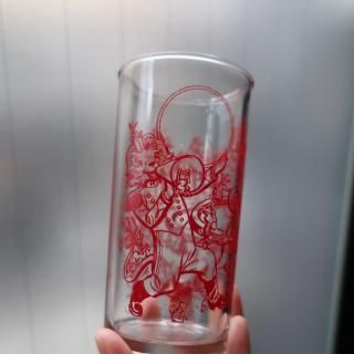 Vintage 1950s Circus Lion Glass (B150)