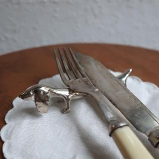 Vintage Dog Knife Rest (B160)