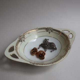 Vintage E&R Royal Valentia Celery,Nut Bowl, plate(B275)