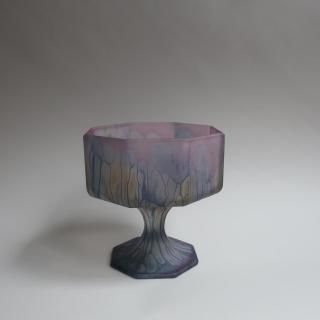 Vintage Rueven Glass Candy Pot/Compote(B287)