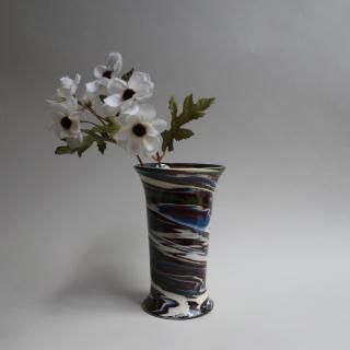 Vintage DESSERT SANDS POTTERY ceramic flower vase(B308)