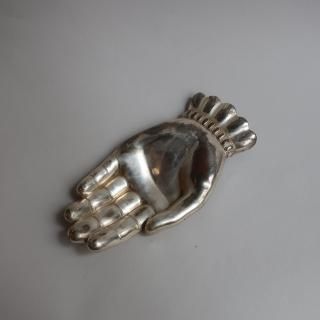 Vintage Occupied Japan 1950's Hand Motif Floral Trinket Jewelry Holder(B363)
