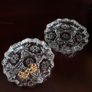 Vintage Anchor Hocking Glass Ashtray/Coaster(B367)