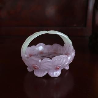 Vintage Westmoreland Dogwood Candy Dish(B385)