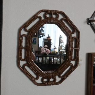 Vintage HOMCO 1983's Wall Mirror (B387)