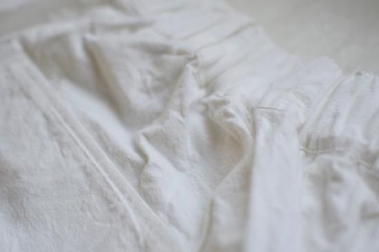 cocoon wide pants（COTTON LINEN CANVAS）/ miho umezawa