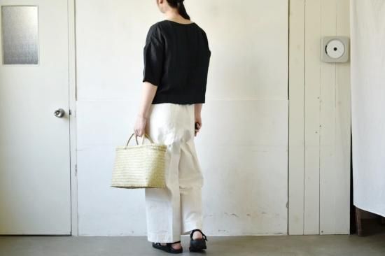 cocoon wide pants(COTTON LINEN CANVAS)/ miho umezawa cocoon wide pants(COTTON LINEN CANVAS)/ miho umezawa