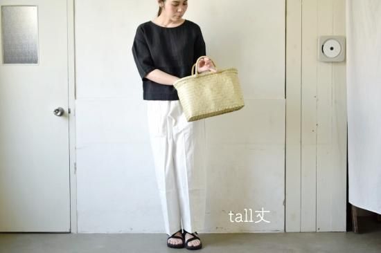 cocoon wide pants(COTTON LINEN CANVAS)/ miho umezawa cocoon wide pants(COTTON LINEN CANVAS)/ miho umezawa