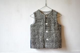 Gara-bou Kids vest（Charcoal）/ Suno&Morrison