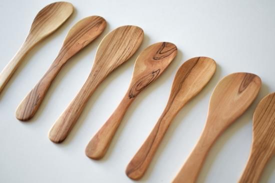 新品 半額以下】オリーブ 木ベラ・しゃもじ・バターナイフ