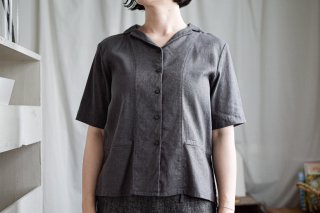 open collar blouse / miho umezawa