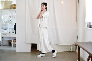 tuck wide pants / miho umezawa