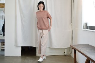 half sleeve pullover（WASHABLE LINEN）/ miho umezawa