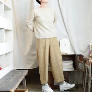 cocoon wide pants（LINEN DENIM）/ miho umezawa