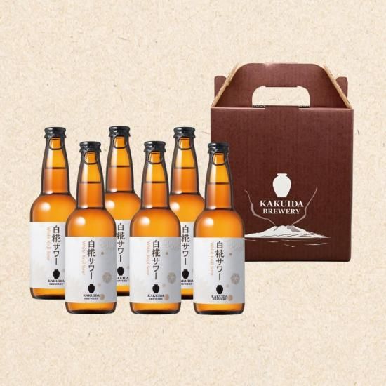 白糀サワー330ml 6本セット - カクイダブルワリーオンライン
