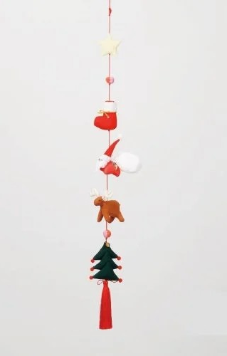 1本つるし飾り No75-クリスマス - 地球屋オンラインショップ