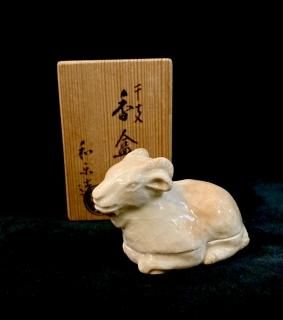 清代 同治年製 蝙蝠文合子 香合 美術品・アンティーク・コレクション