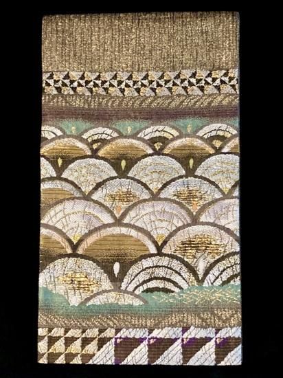 青海波・鱗文様 西陣織 渡文謹製 袋帯」(新品・仕立上がり) - 正尚堂 青海波・鱗文様 西陣織 渡文謹製 袋帯」(新品・仕立上がり) - 正尚堂