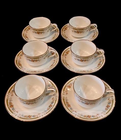 Noritake ノリタケ　カップ＆ソーサー　６客セット