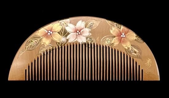 柳哉在銘 本蒔絵 櫛 簪 こうがい