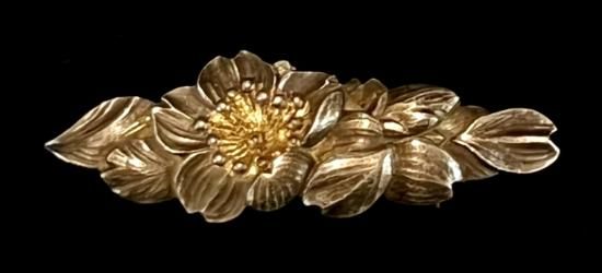 純銀 貴金属画 1号 「富士桜」 工芸品