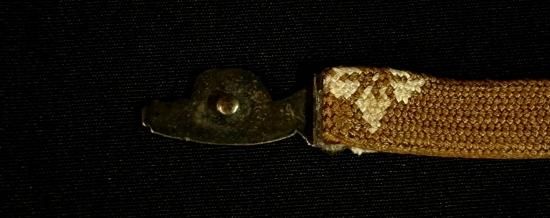 金工　帯留め　アンティーク　つくし　彫金　目貫　前金具 金工 帯留め アンティーク 布袋尊 彫金 七福神 目貫 前金具