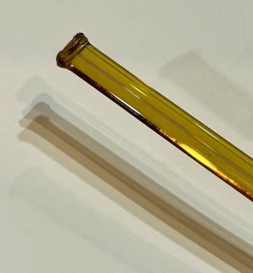 薄茶色 芳町 アンティーク 江戸硝子 簪」 - 正尚堂