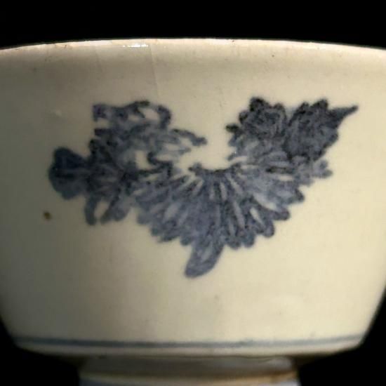 初期伊万里 皿 染付 葡萄の図 唐草文 sold out | すべての商品
