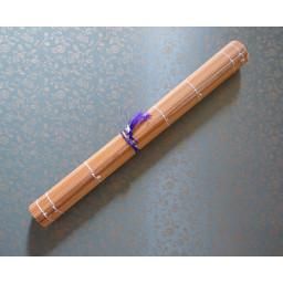 時代　竹製　筆筒　高さ16.4㎝　直径13.8㎝　東な7-0205② 時代 木製 孔雀図高蒔絵硯箱 木箱付 東Y7-0514⭐︎2Fトヒサ
