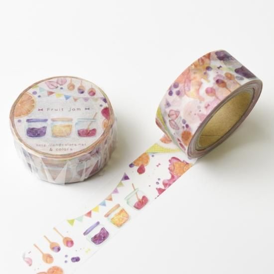& colors ゆゆう マスキングテープ Fruit jam