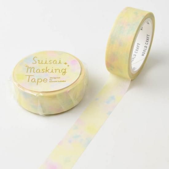 WORLD CRAFT 水彩柄 マスキングテープ まごころ