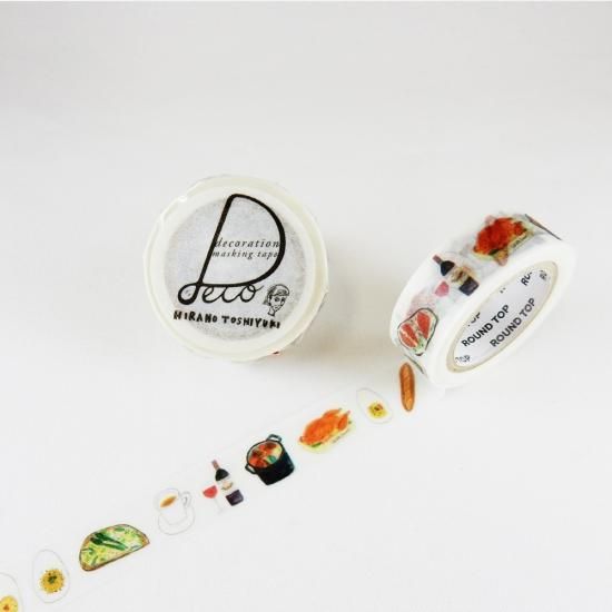 ROUNDTOP HIRANO TOSHIYUKI マスキングテープ bistro