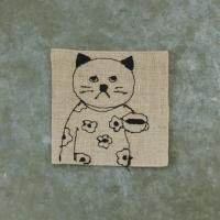 倉敷意匠計画室 sennokoto リネンの刺繍コースター kome